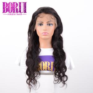 Quality Body Wave 360 Lace Frontal Wig Customized Style Average Size Free Part wholesale