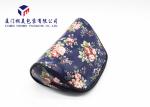 Trapezoid Shape Womens Leather Makeup Bag 16.5cm Height Without Handle