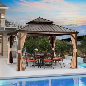 Quality Outdoor Hardtop Gazebo Gazebos With Polycarbonate Roof Patio Hardtop Gazebo wholesale