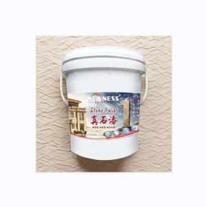 Quality Stone Paint for Home Exterior Walls EINECS No. 231-072-3 Scrub Resistance 5000 Times wholesale