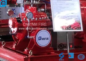 Quality Horizontal Centrifugal Fire Pump Ductile Cast Iron With Air / Water Cooling wholesale