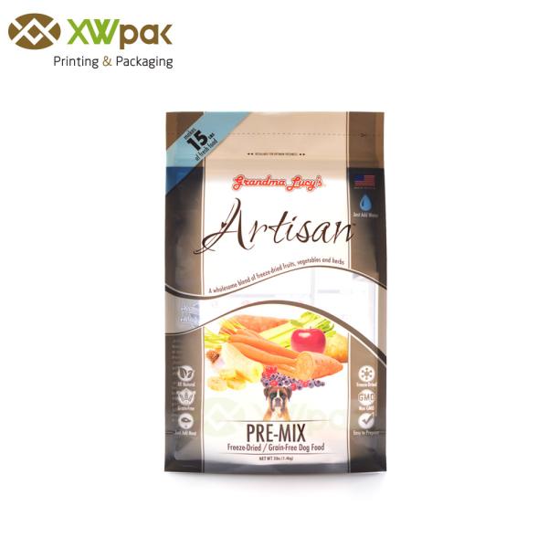 Nylon Flat Bottom Bread Food Packaging Pouches Bag / Plastic Snack Packaging
