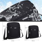 Waterproof Shoulder Messenger Bag Business Causal Black Blue