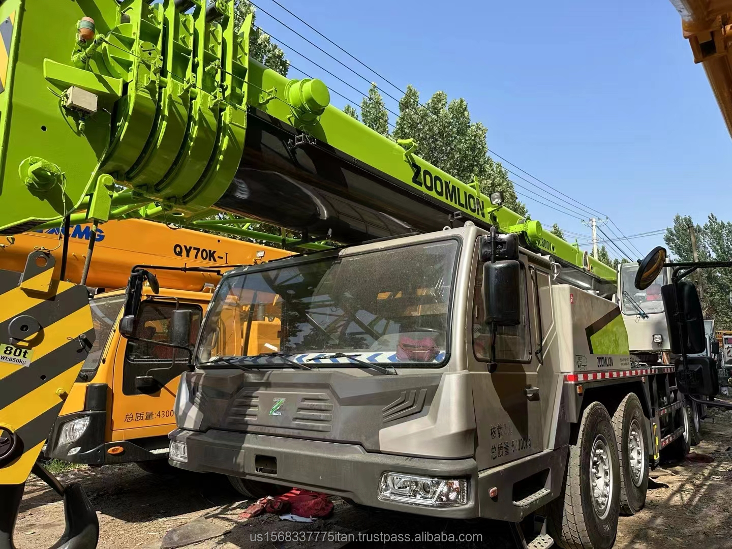 2016 Year Used Zoomlion 70 Ton Crane Excellent Performance for Construction Machine