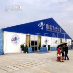 Huge Prefab Mobile Aircraft Hangar Tent 40x60m DIN 4102 B1