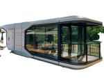Hotel Pod Hurricane Proof Prefab Capsule Speed Dome House In Mid-Century