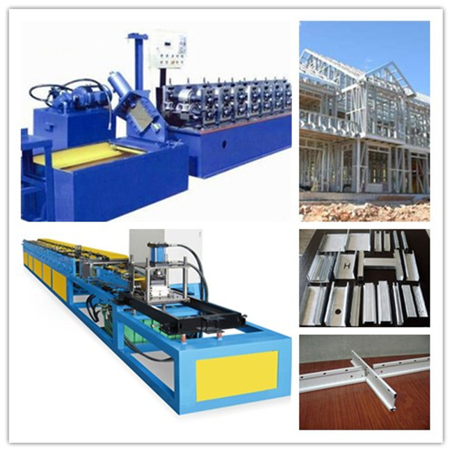 Durable Drywall Metal Stud And Track Roll Forming Machine For Vacationland Metal Stud And Track Roll Forming Machine
