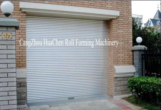 PPGI / aluminium roller shutter door roll forming machine for construction door feild