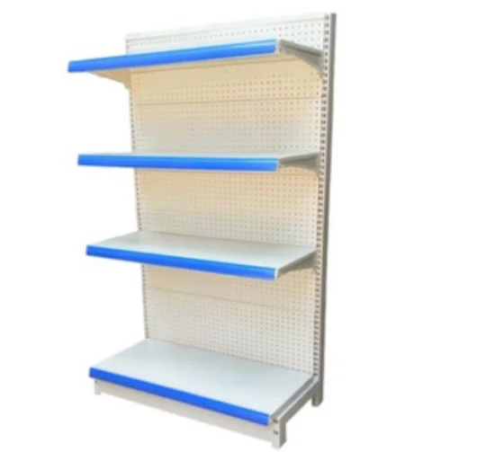 Gondola metallic supermarket shelves retail store shelving