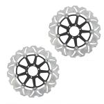 320mm OD Front Left Right APRILIA FLOATING BRAKE DISC ROTORA F1 FUTURA 125 MX