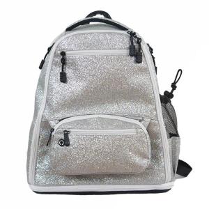 Quality Soft Handle Silver Leisure Sparkle Cheer Backpack For Girls 40cm*35cm*15cm wholesale