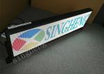 Fashionable P5 Led Window Display Signs , Led Display Panel Wireless For Bus