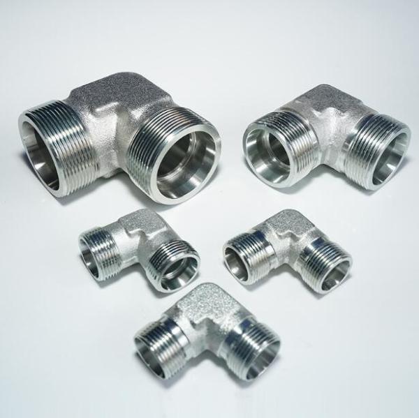 Galvanized Sheet 90 Degree Elbow Jic Carbon Steel Fittings 1c9 Swivels Hydraulic