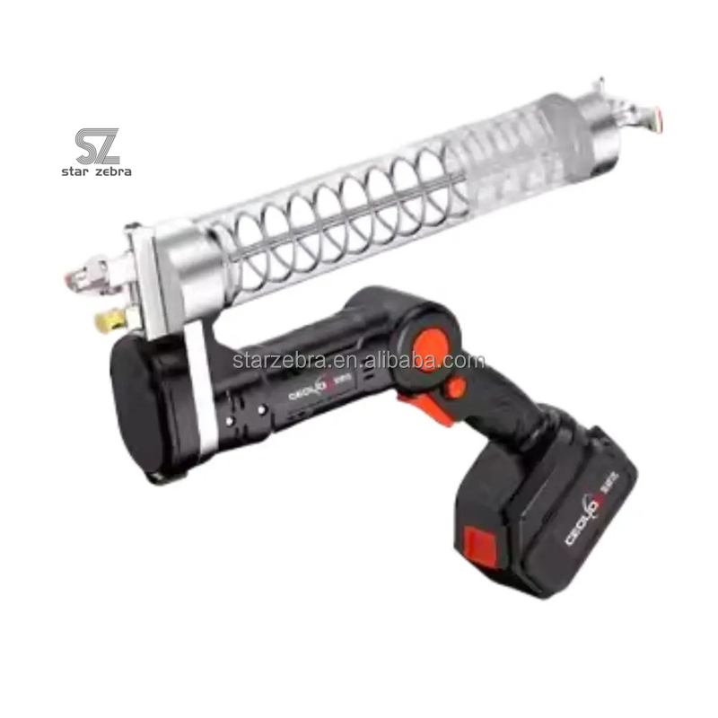 24v Rechargeable Lithium Battery Electric Grease Gun Digging Machine Dedicated for Construction Works Caterpillar Portable