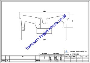 Quality TC190008 19 inch forged center disk blanks wholesale