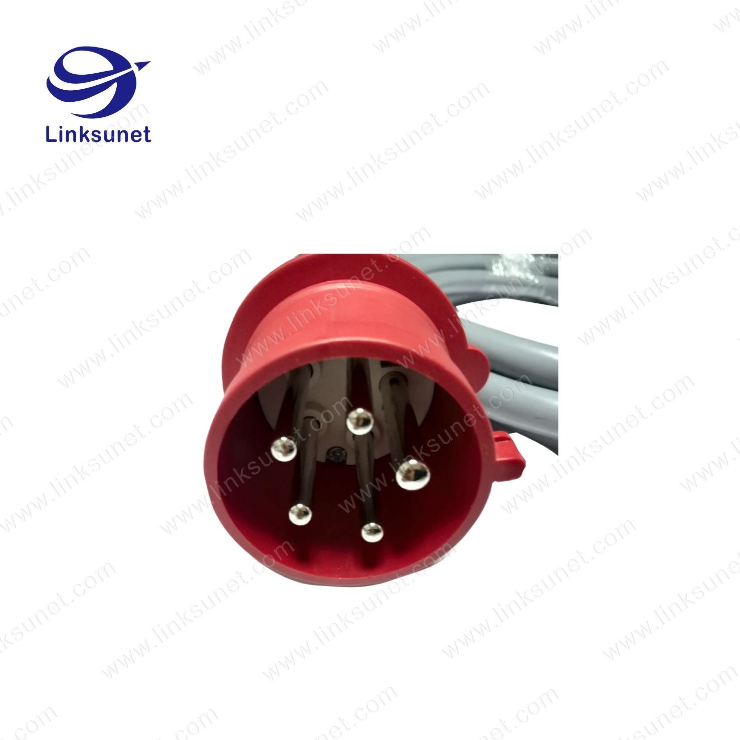 Large Current 16A/32A/63A/125A red / blue dircular connectors and OLFLEX CLASSIC 110H Wiring Harness