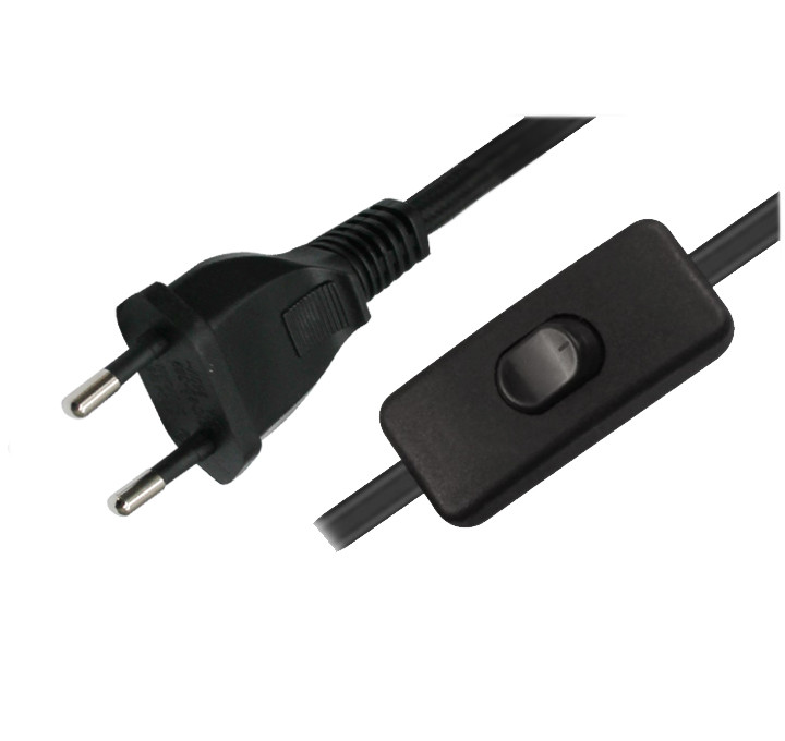 Waterproof VDE European Power Cord IEC Female Appliance Extension Cord