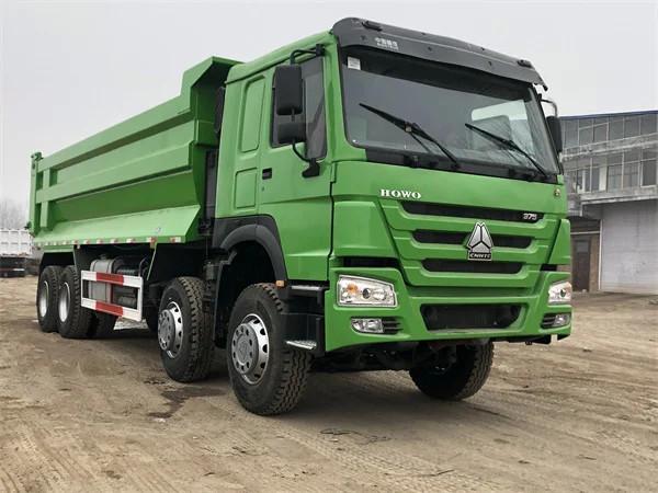 Cheap Howo Euro 2 Diesel Dump Truck Trailer Used 8X4 12 Wheel for sale