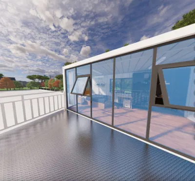 Modified Shipping Container Prefab House and Multifunctional Portable Container House