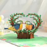Happy Birthday Gift 3d Pop Up Greeting Card OEM / ODM