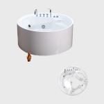Non Porous 2-3 Person Cold Plunge Freestanding Jetted Tub Whirlpool Jacuzzi Hot