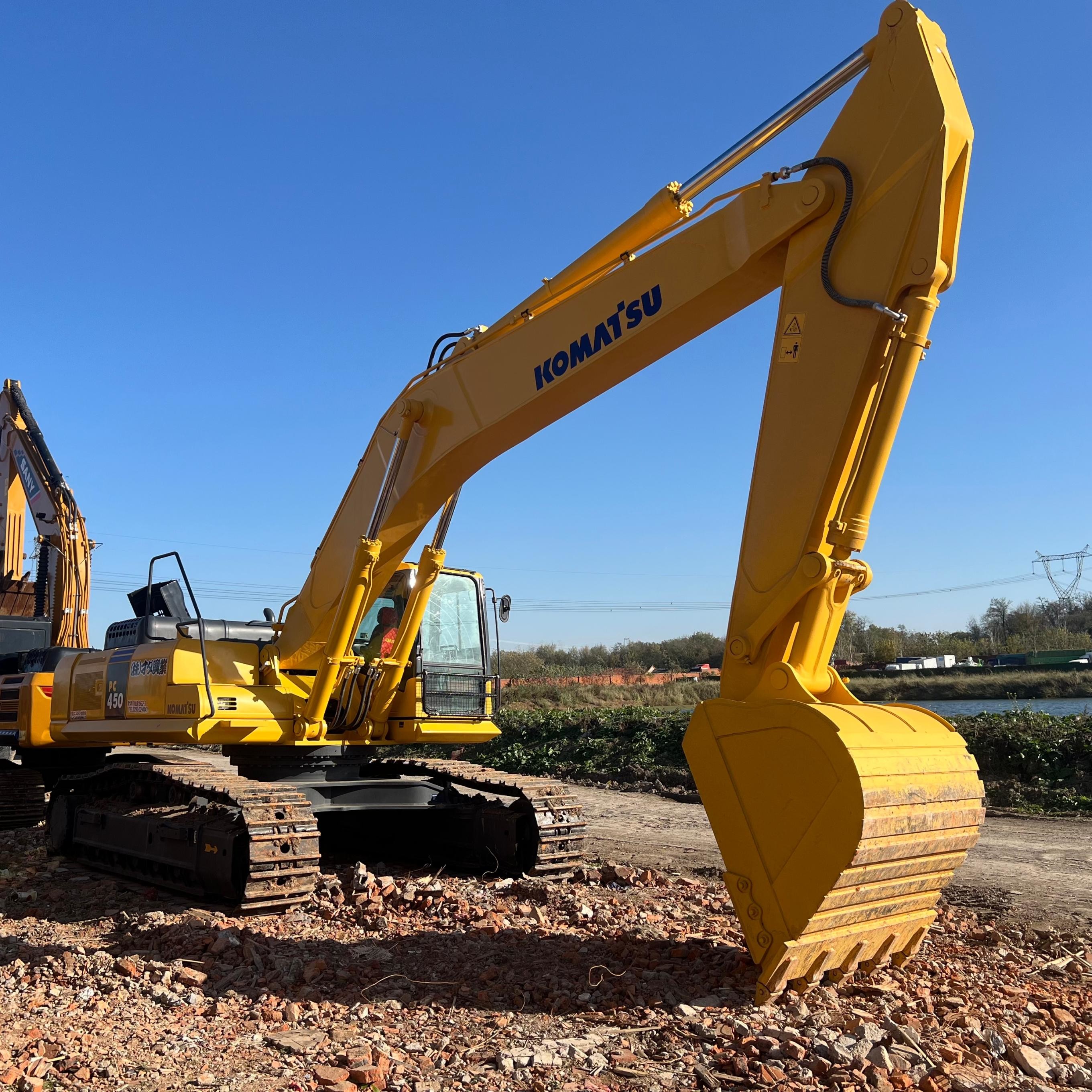 45 Ton Heavy Equippment Machine Used Komatsu PC450-7 Backhoe Excavator