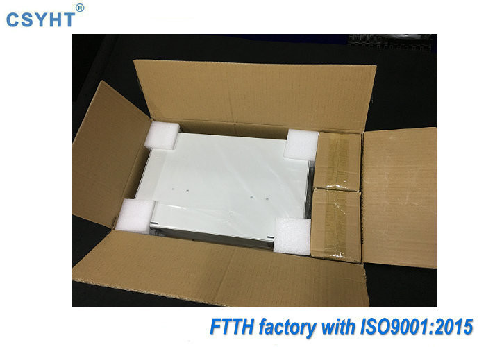 72 Fibers SC Fiber Optic Cable Patch Panel 19'' Rackmount ODF With PLC Splitter