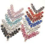 Colored Rhinestones Shoe Decoration Accessories Sandal Decorative Chain