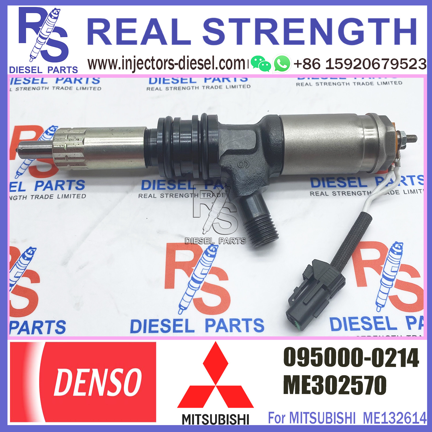 Diesel Common rail fuel injector 095000-0210 095000-0211 095000-0213 095000-0214 for FH FK FM ME132615 ME302570