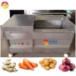 304 Stainless Steel Portable Vegetable Brush Type Washing And Peeling Machine