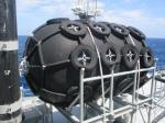 Tyre Net Rubber dock Fender 2000x4000mtr 50kpa Pnuematic marine Fender