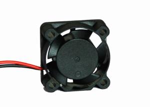 Quality 12V 25mm Mini Axial Fan Ball Bearing 8000RPM Speed With Platics Impeller wholesale