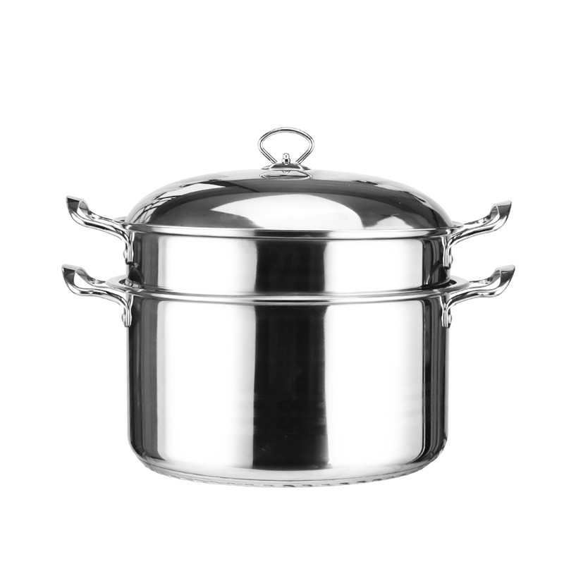 Fancy design 12pcs stainless steel cookware set with metal lid