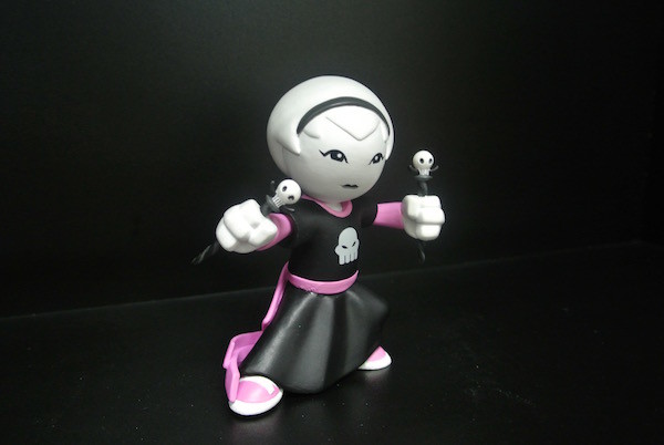 White Hair Woman Rose Action Figure , Personalised Action Figures 5 Inch