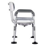 Senior Friendly Bathroom Chair For Shower Adjustable Height Aluminium Bath Chair