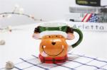 Ceramic 301ml 400ml 10 Oz Christmas Deer Mug