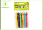 Durable Wooden Craft Sticks Round Clothpins Book Marks Wooden Clip