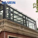 Straight Flat Pack Single Slope Roof Sunroom Prefabricated Sunroom Addition