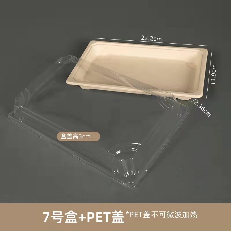 New 100% Biodegradable Sushi Lunch Box For European And Janpanese Maekrting With SGS Certification