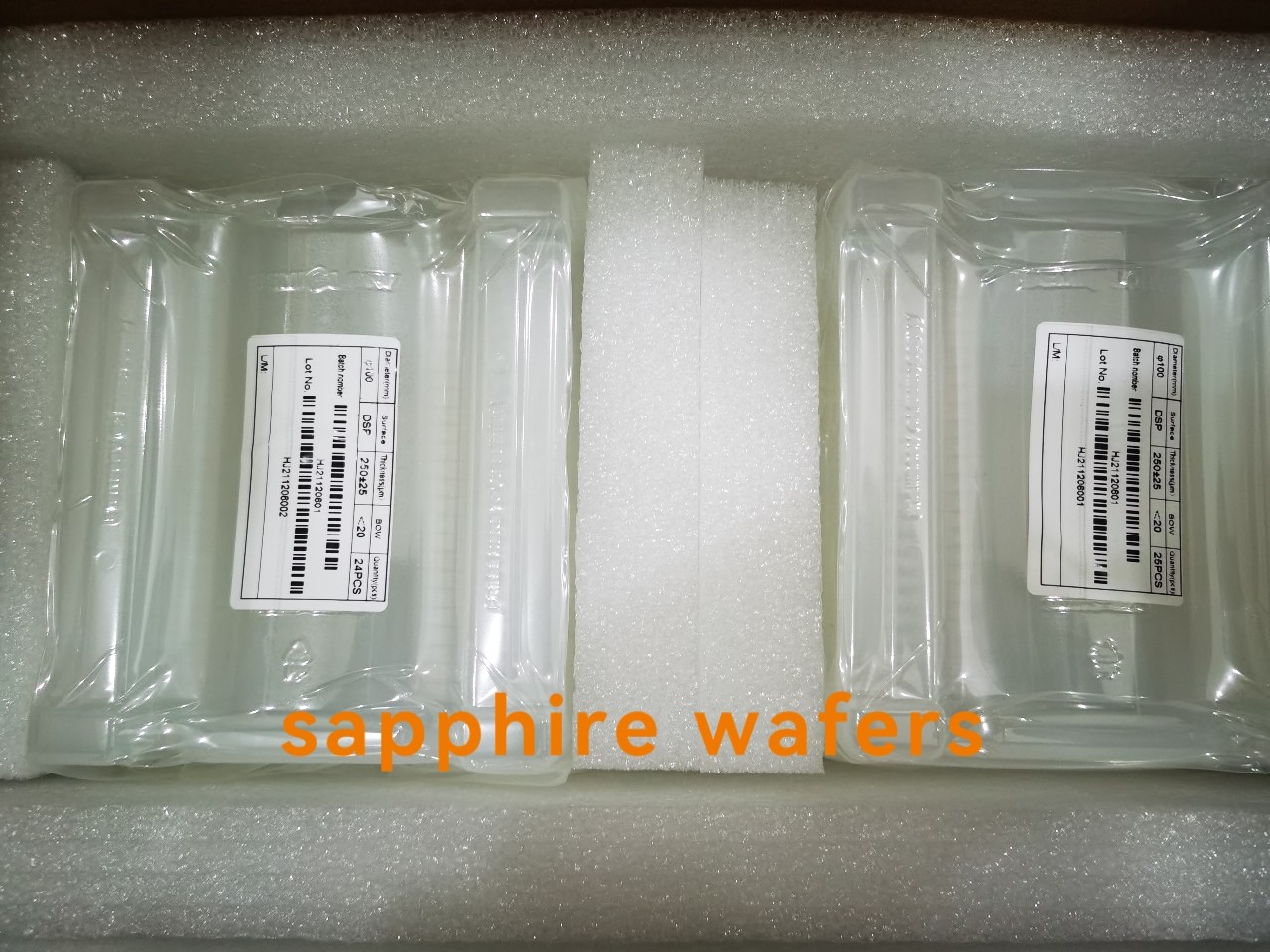 Epi - Ready DSP SSP Sapphire Substrates Wafers 4inch 6inch 8inch 12inch