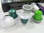 Container for Disposable Oem Color Aluminum Foil Coffee Capsules Eco-Friendly