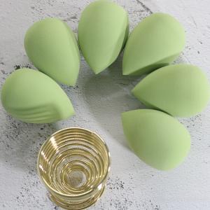 Quality New Green Girl Makeup Sponge Puff Egg Face Concealer Cosmetic Powder Make Up Blender Sponge Tools DX75 wholesale