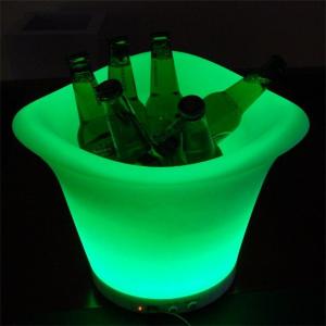 Quality LED ice Wine Bucket IC-010 Rechargeable battery,5V 1A, 18pcs RGB LED 16 RGB color changing wholesale