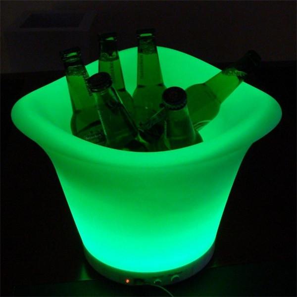 LED ice Wine Bucket IC-010 Rechargeable battery,5V 1A, 18pcs RGB LED 16 RGB