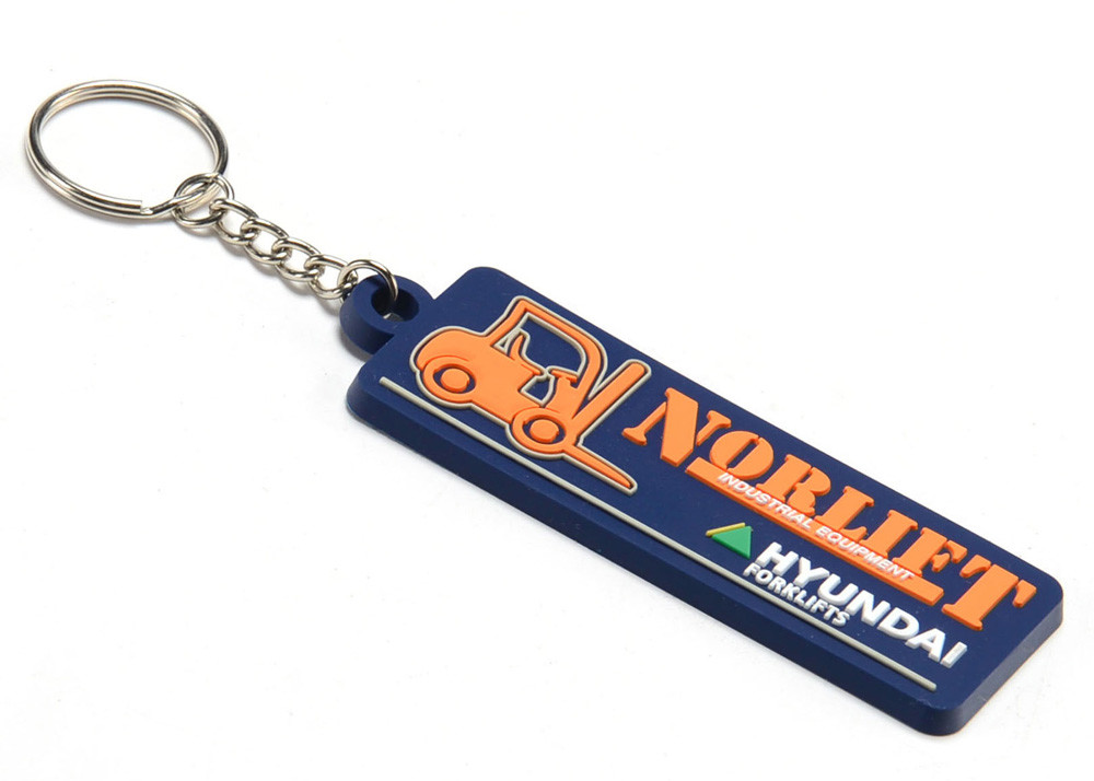 Brand Promotion Best Choice Car Truck Shape Soft PVC Rubber Key Chain with Logo Printed On the Backside