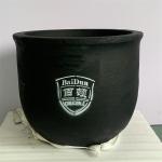 Wipe Clean Balck Metal Melting Crucible Temperature Resistance For Jewelry