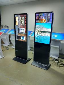 Quality Indoor Floor Standing LCD Advertising Display 43&quot; Wide Viewing Angles wholesale
