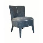 Customized Request Fixed Rotary Modern Velvet Cloth Fabric Chair for Home Dining