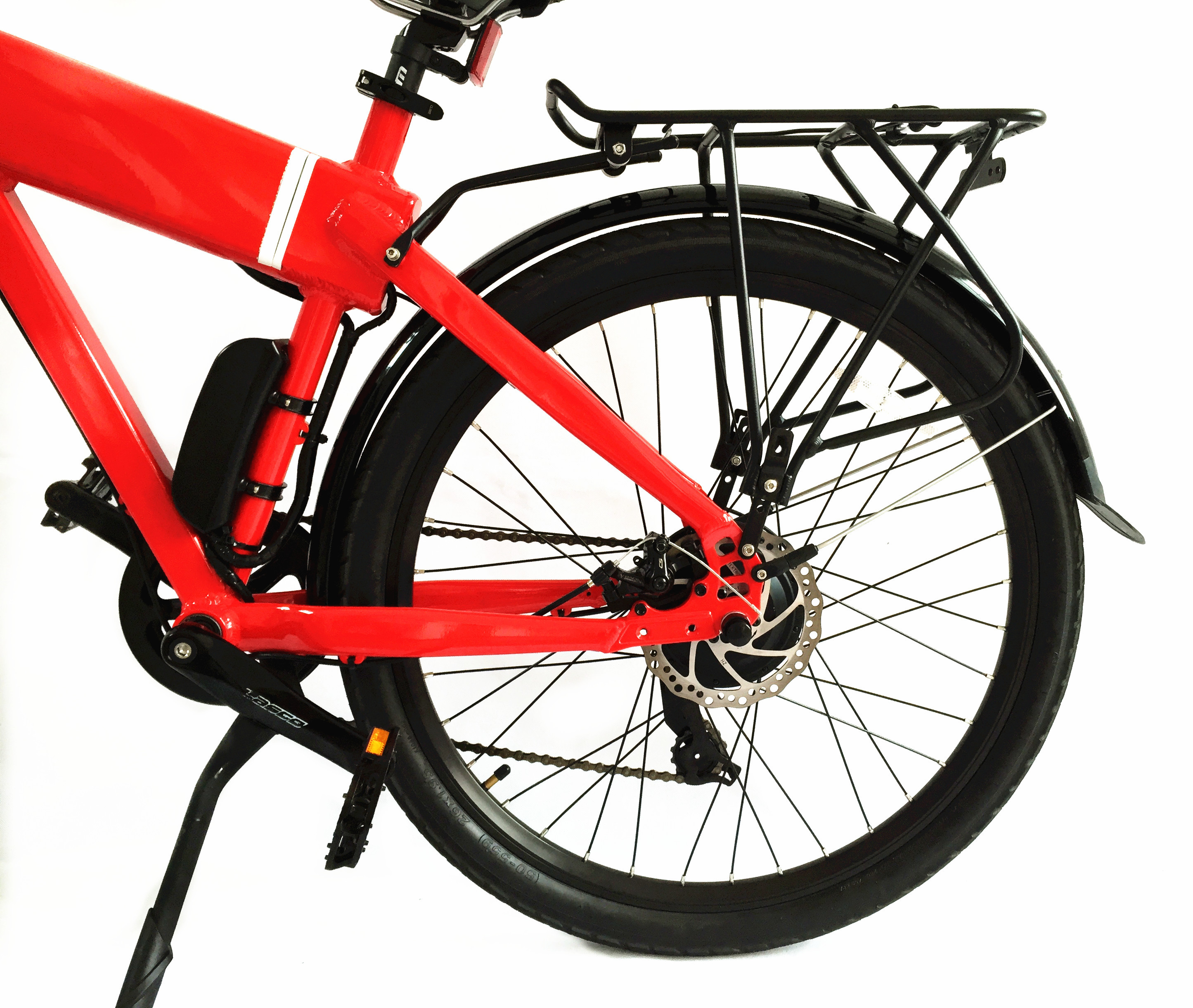 Colorful 350W Electric City Bike With Panasonic Lithium Battery