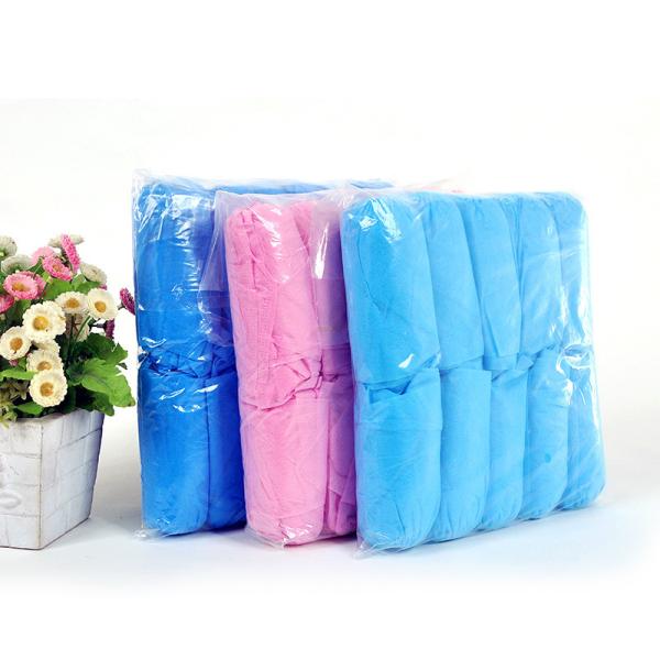 Soft Non Slip Shoe Covers Disposable Excellent Protection From Particulates Dust